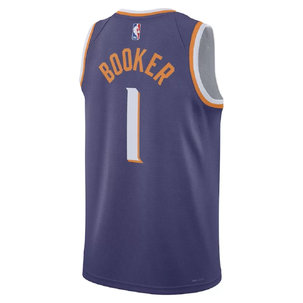 Unisex Phoenix Suns Devin Booker #1 Purple Swingman Jersey 2025/ - Icon Edition