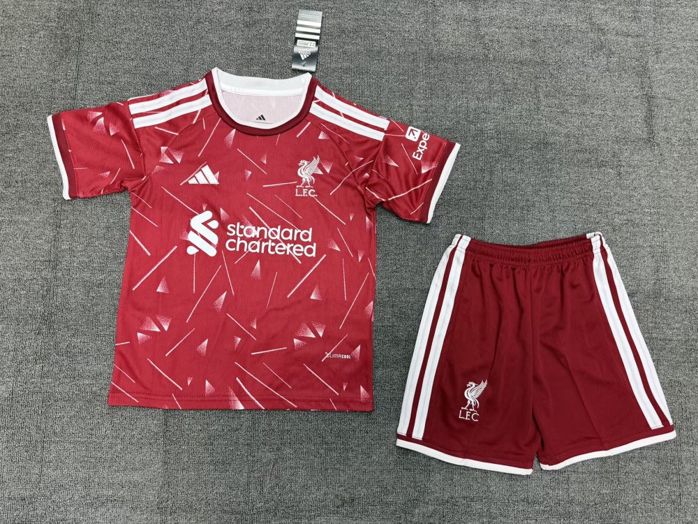 26-27 Liverpool Home Soccer Kids Kit