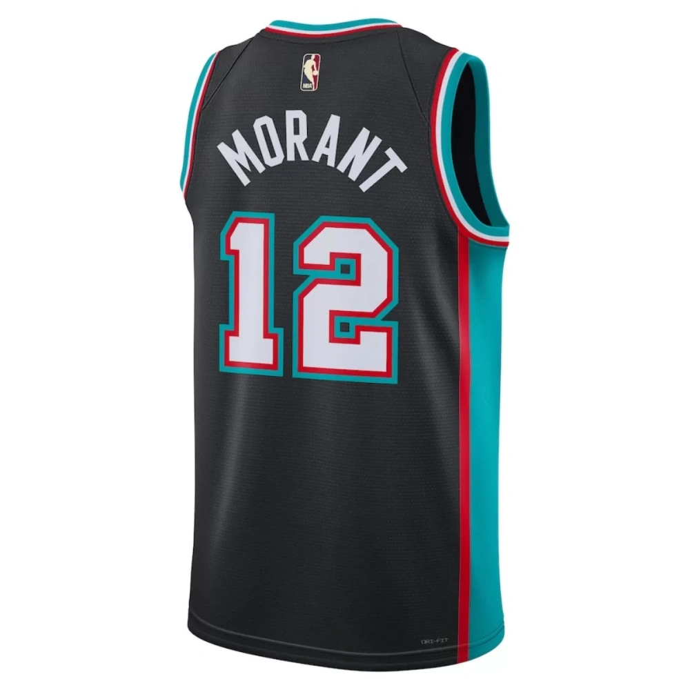 Unisex Memphis Grizzlies Grizzlies Ja Morant #12 Black Swingman Jersey - Classic Edition