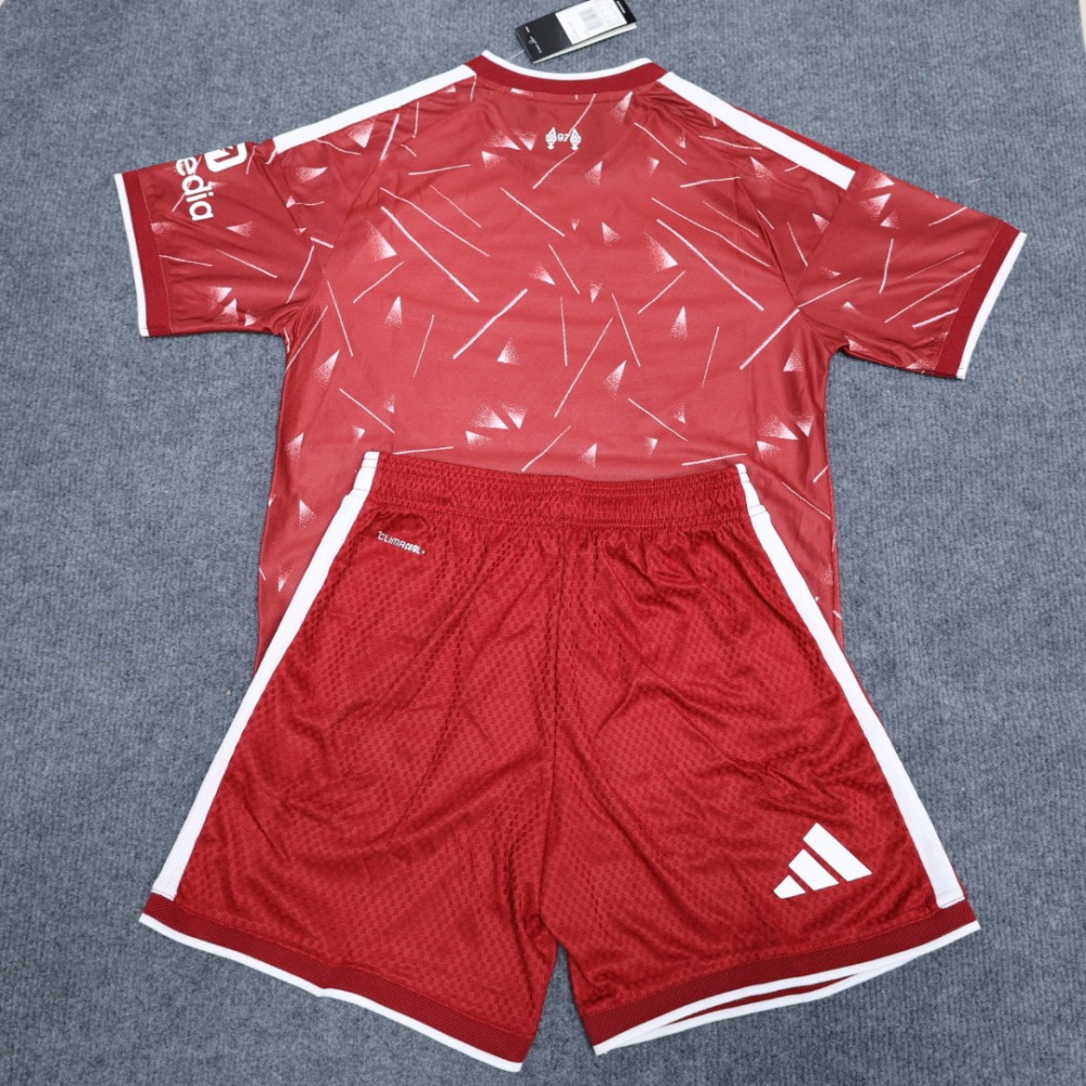26-27 Liverpool Home Soccer Kids Kit Player Version