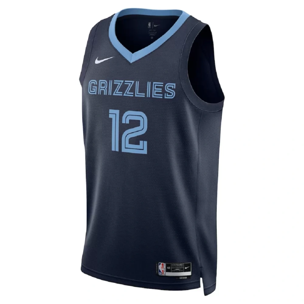 Unisex Memphis Grizzlies Grizzlies Ja Morant #12 Navy Swingman Jersey - Icon Edition
