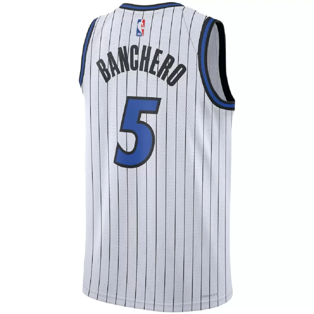 Unisex Orlando Magic Paolo Banchero #5 White Swingman Jersey - Association Edition