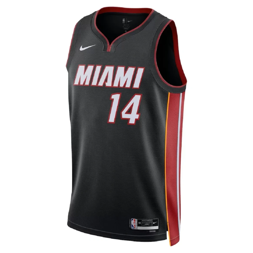 Unisex Miami Heat Tyler Herro #14 Black Swingman Jersey - Icon Edition