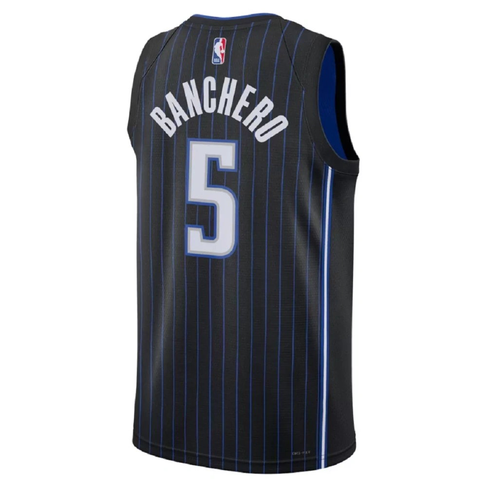 Unisex Orlando Magic Paolo Banchero #5 Black Swingman Jersey - Icon Edition
