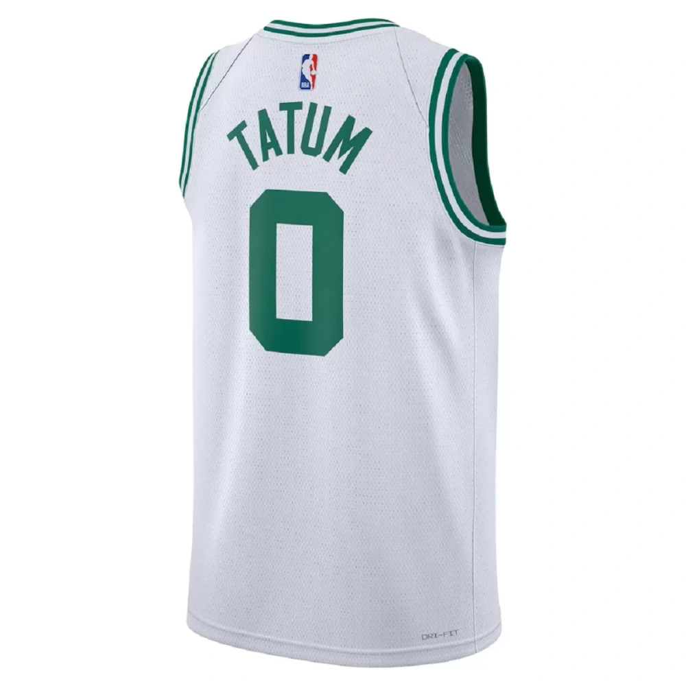 Youth Boston Celtics Jayson Tatum #0 White Swingman Jersey - Association Edition