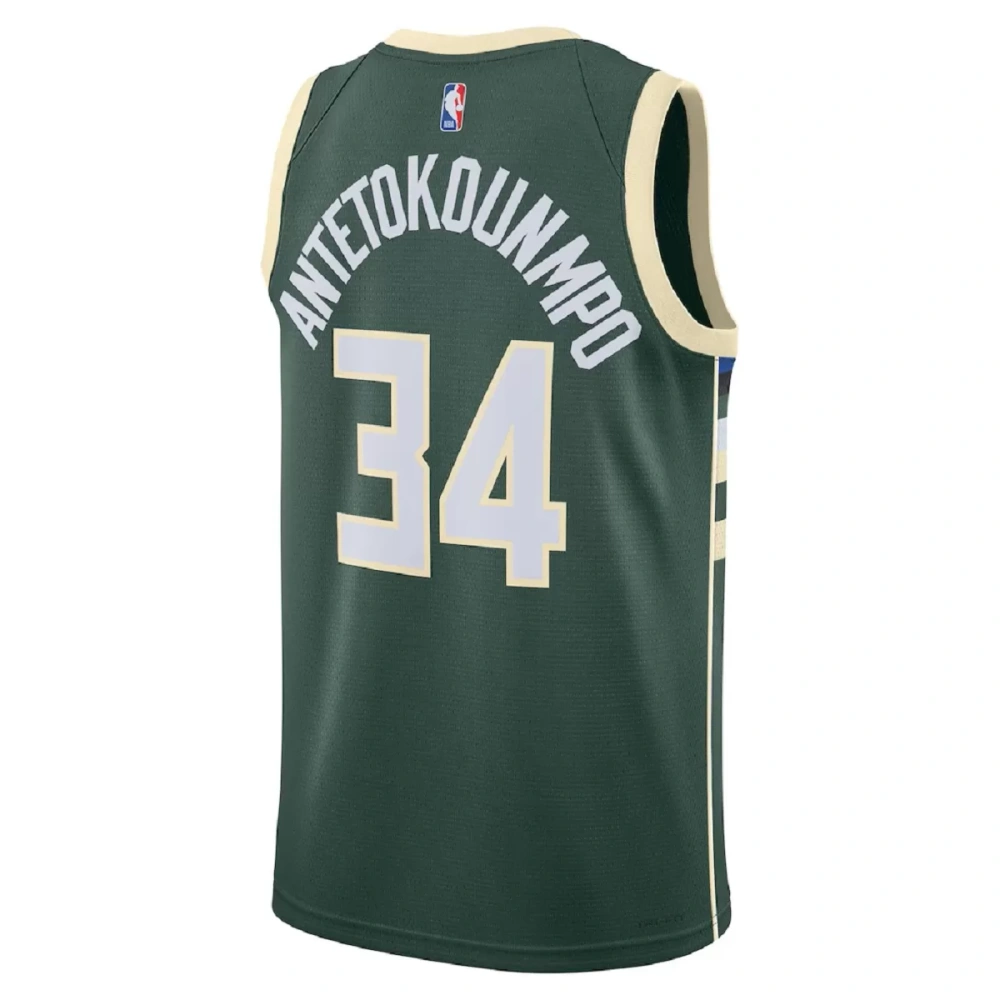 Unisex Milwaukee Bucks Giannis Antetokounmpo #34 Hunter Green Swingman Jersey - Icon Edition