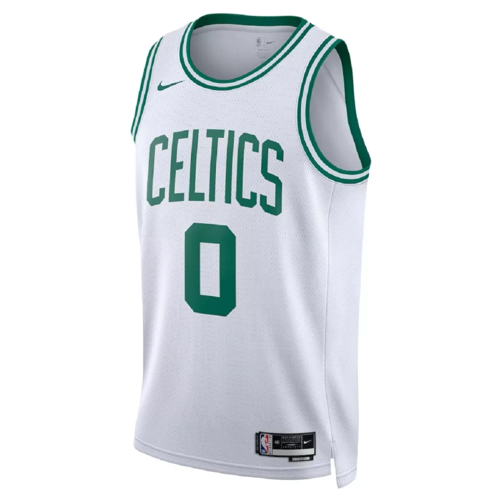 Youth Boston Celtics Jayson Tatum #0 White Swingman Jersey - Association Edition