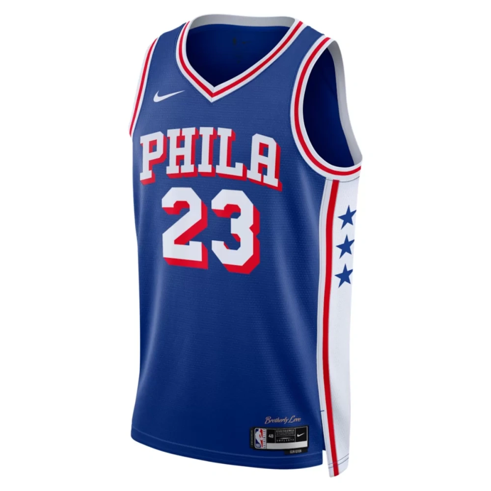 Unisex Philadelphia 76ers Lebron James #23 Royal Swingman Jersey - Icon Edition