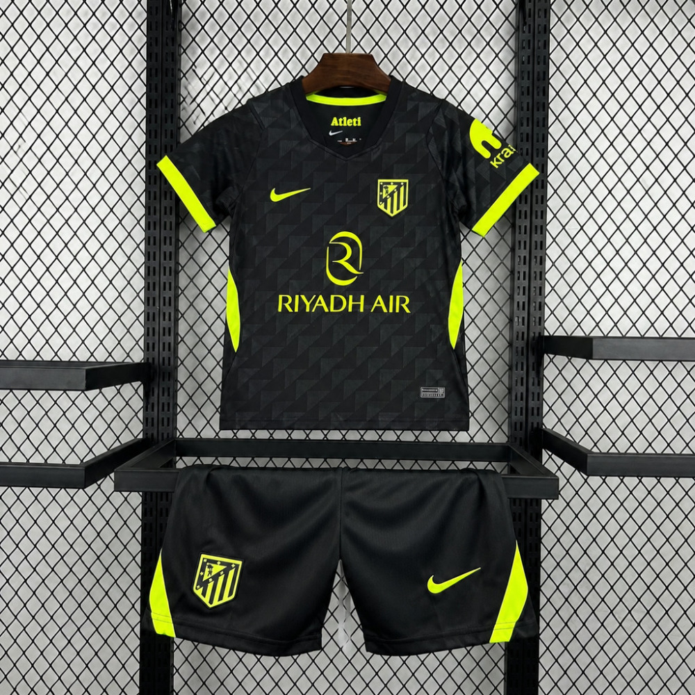 26-27 Atletico Madrid Away Soccer Kids Kit