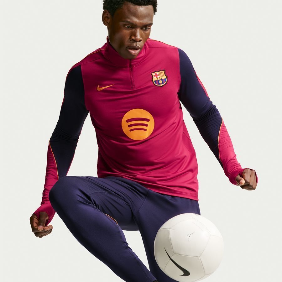 Barcelona Training Shirt Dri-FIT Strike - Noble Red/Blackened Blue/Mineral Yellow