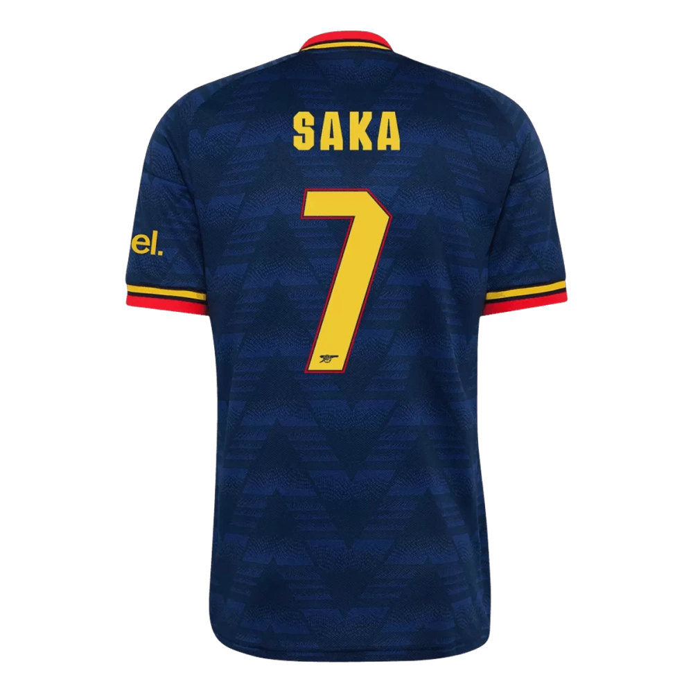 SAKA #7 Arsenal Away Jersey 2026/27 - UCL Font