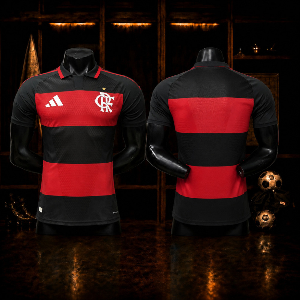 26-27 CR Flamengo Home Soccer Jersey Player Version