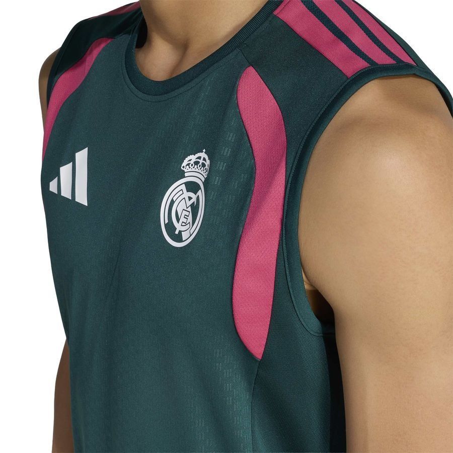 Real Madrid T-Shirt Tiro 26 Sleeveless - Aurora Ivy/Wild Pink