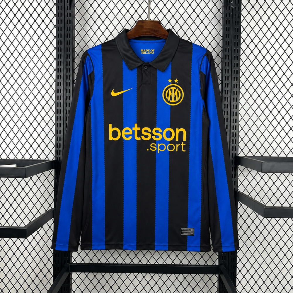 26-27 Inter Milan Home Kit Jersey Long Sleeve