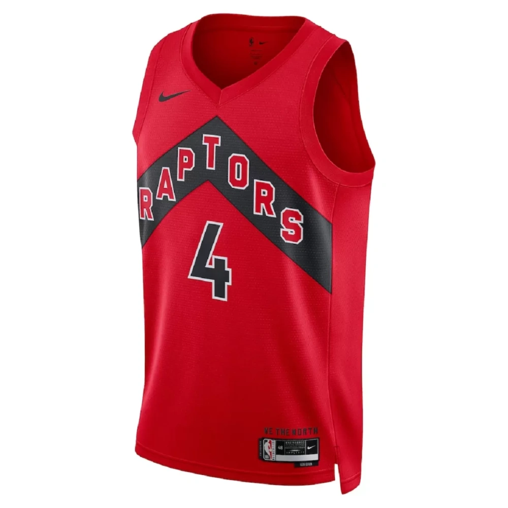 Unisex Toronto Raptors Scottie Barnes #4 Red Swingman Jersey - Statement Edition