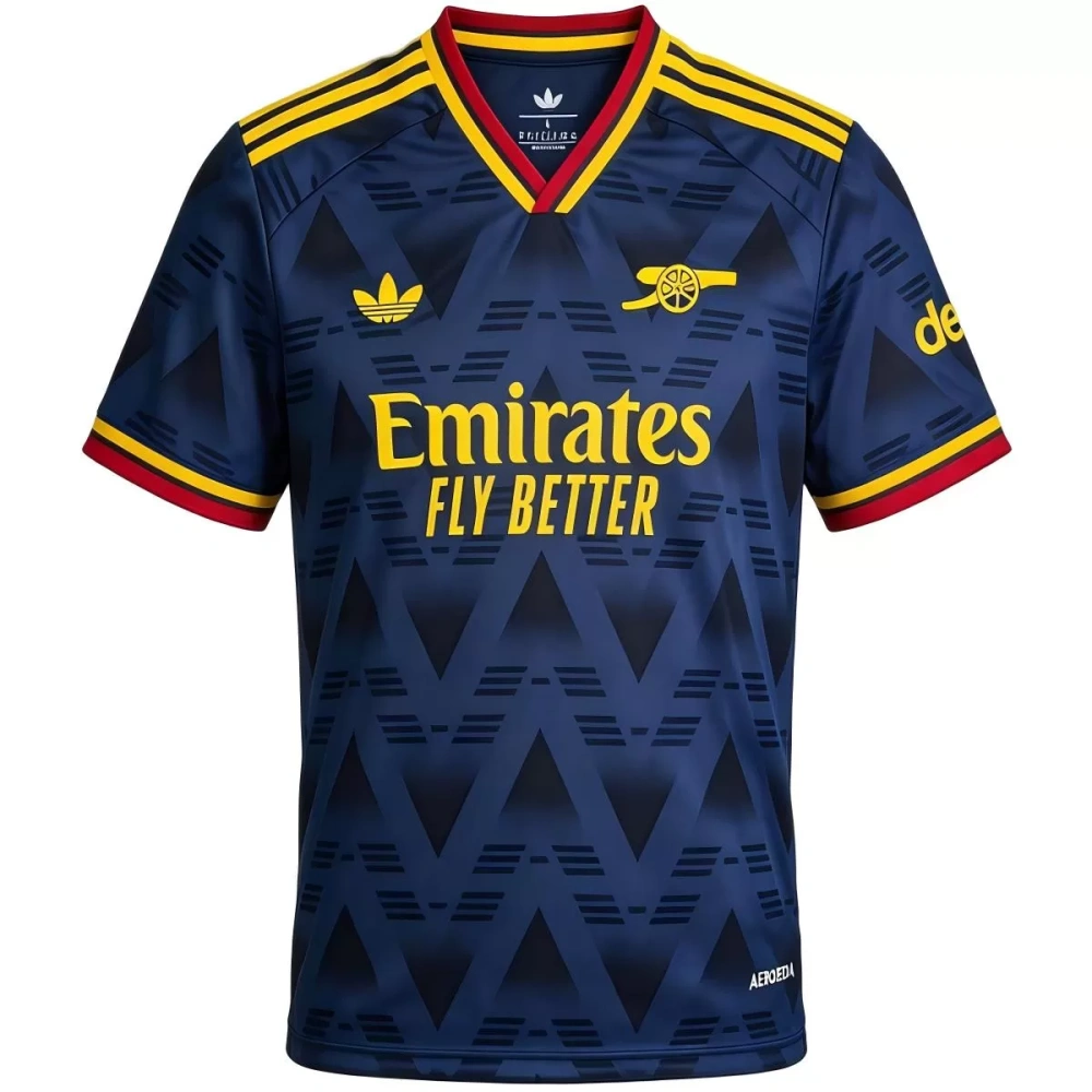 SAKA #7 Arsenal Away Jersey 2026/27 - UCL Font
