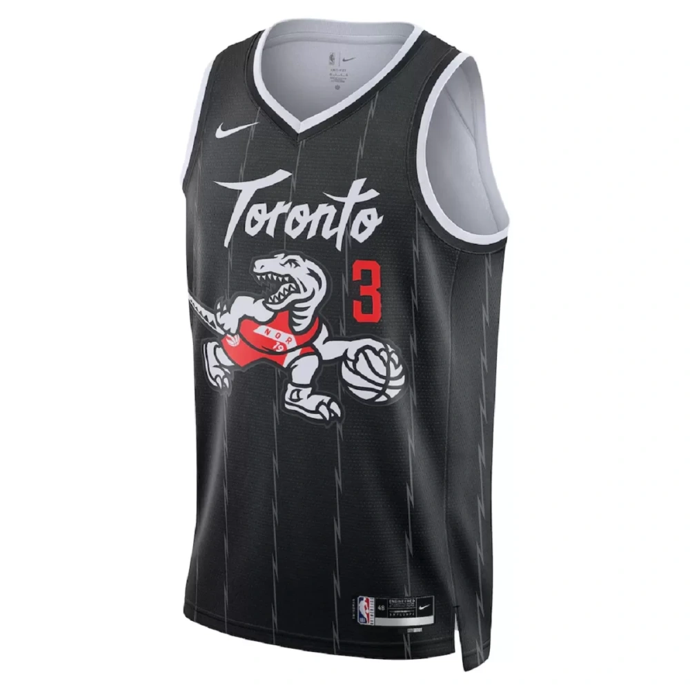 Unisex Toronto Raptors Brandon Ingram #3 Nike Black 2025/26 Swingman Jersey - City Edition