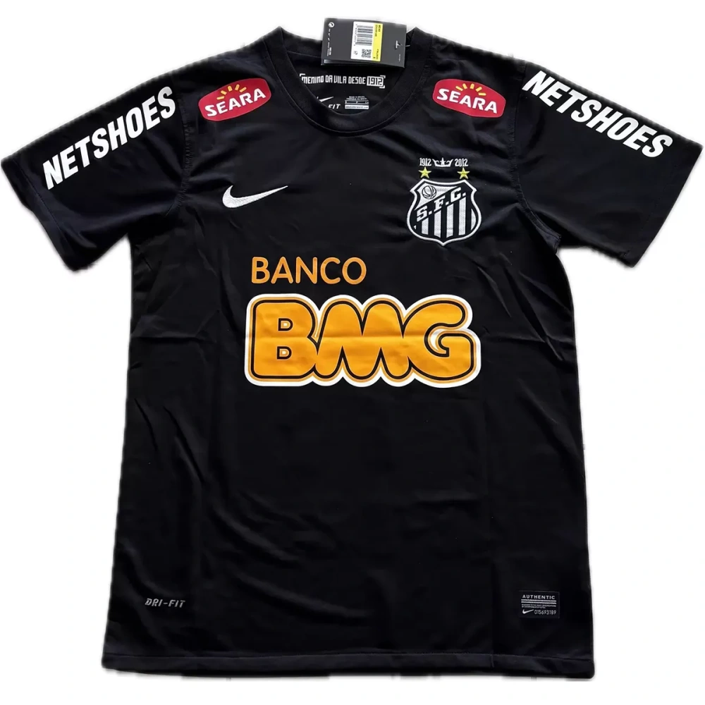 Neymar Jr #11 Retro Santos FC Away Jersey 2011/12