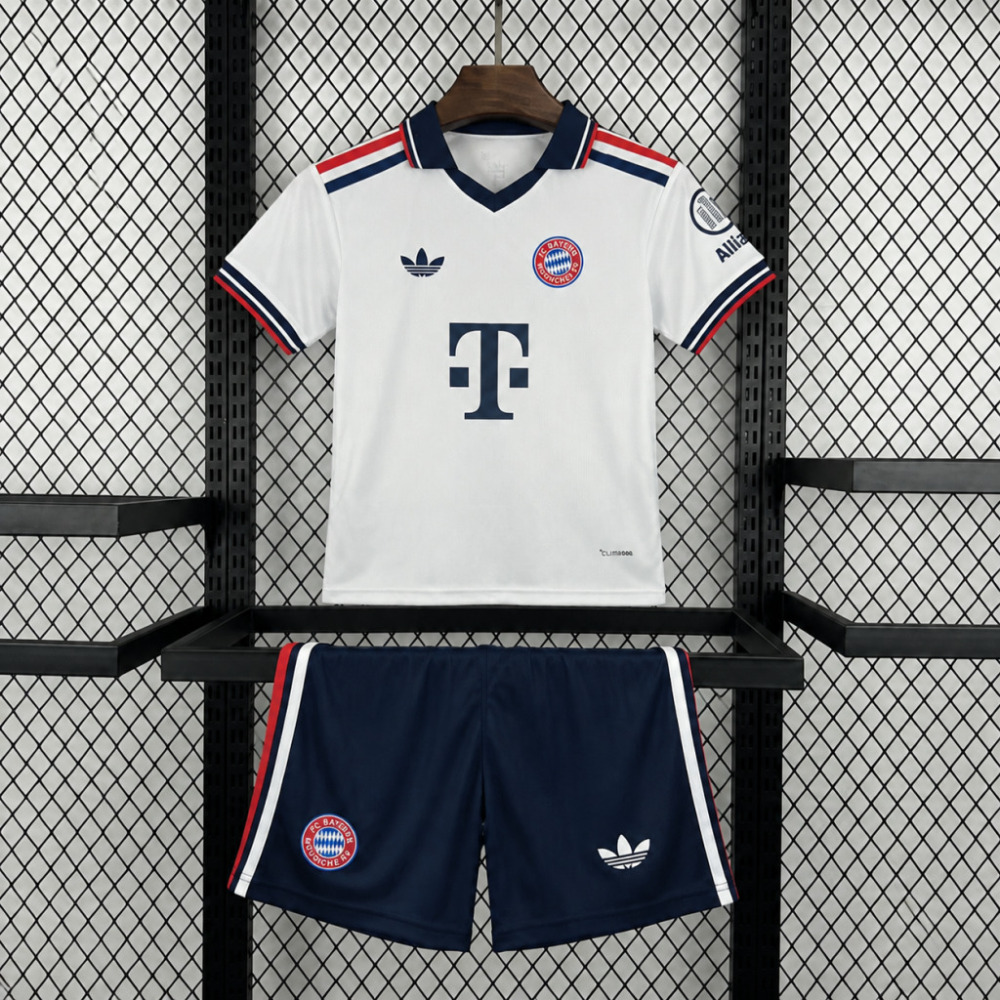 26-27 Bayern Munich Away Football Kids Kit