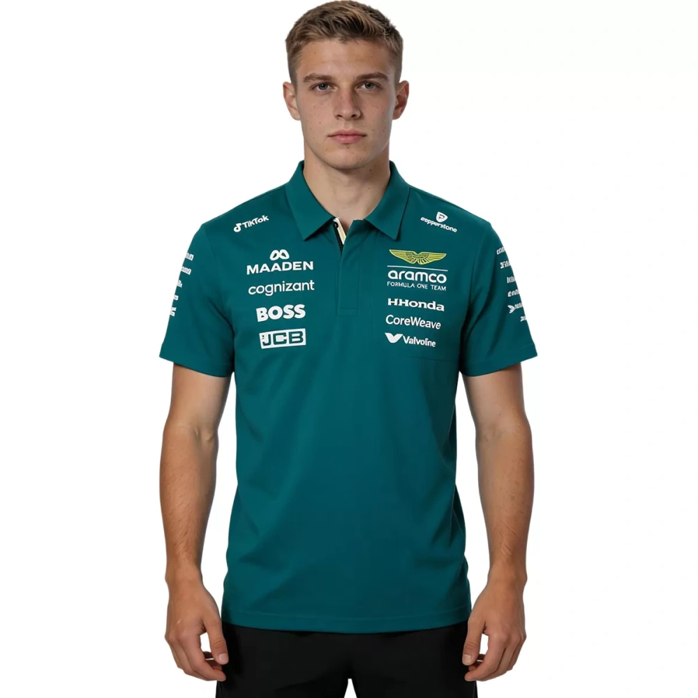 Aston Martin Aramco Cognizant F1 Racing Team Polo Shirt 2026