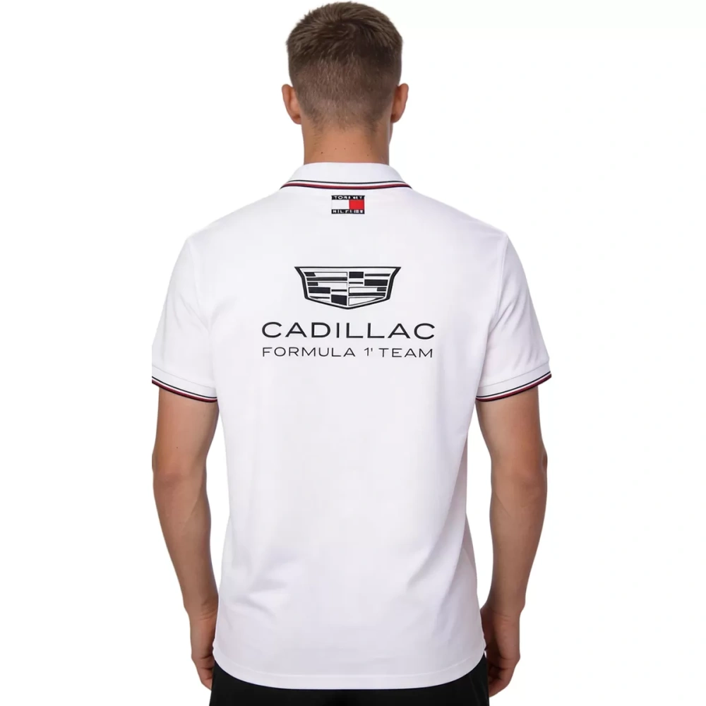 Cadillac F1 Racing Team White Polo Shirt 2026
