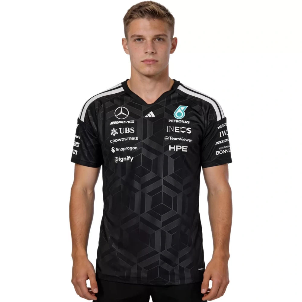 Mercedes AMG Petronas F1 Black Team Driver T-Shirt 2026