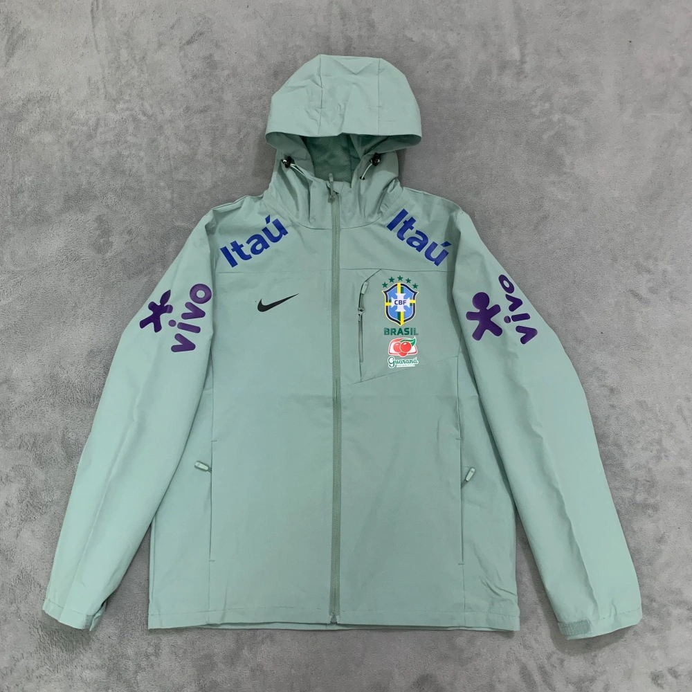 2026 Brazil Windproof Jacket - Blue