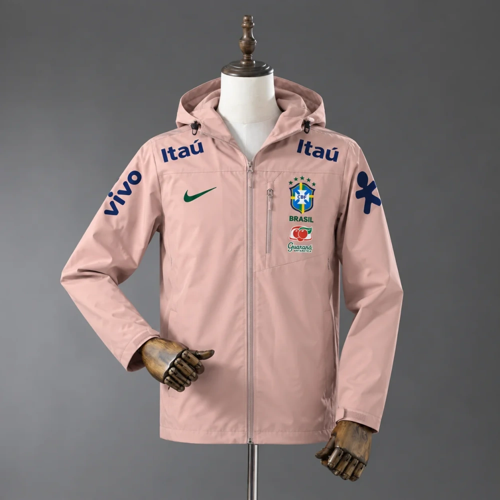2026 Brazil Windproof Jacket - Pink
