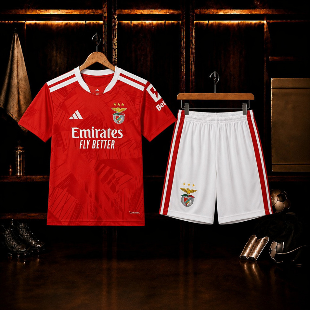 26-27 SL Benfica Home Football Kids Kit