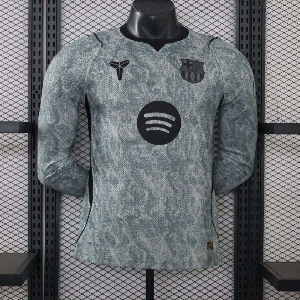 26-27 Barcelona Goalkeeper Soccer Jersey Player Version Long Sleeve