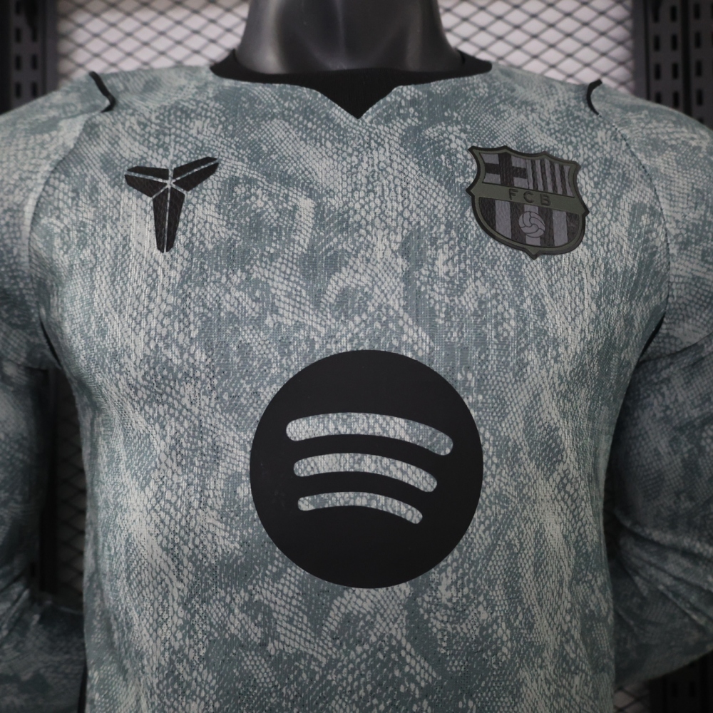 26-27 Barcelona Goalkeeper Soccer Jersey Player Version Long Sleeve