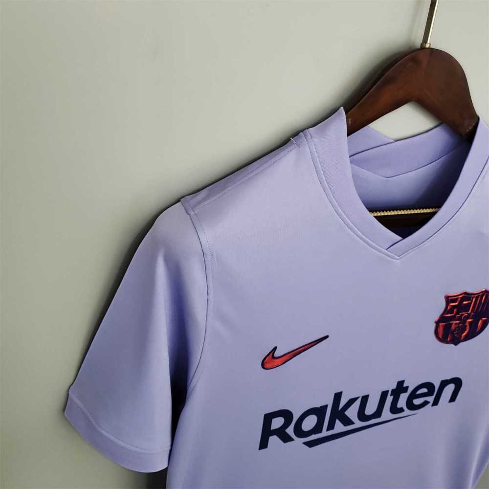2021-22 Barcelona Away Soccer Jersey