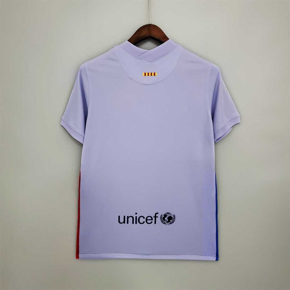 2021-22 Barcelona Away Soccer Jersey