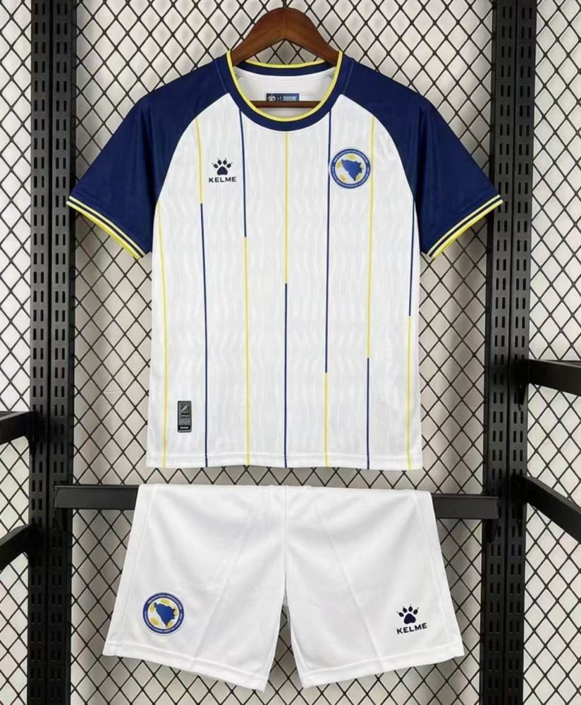 2026-27 Bosnia and Herzegovina World Cup Away Football Kids Kit