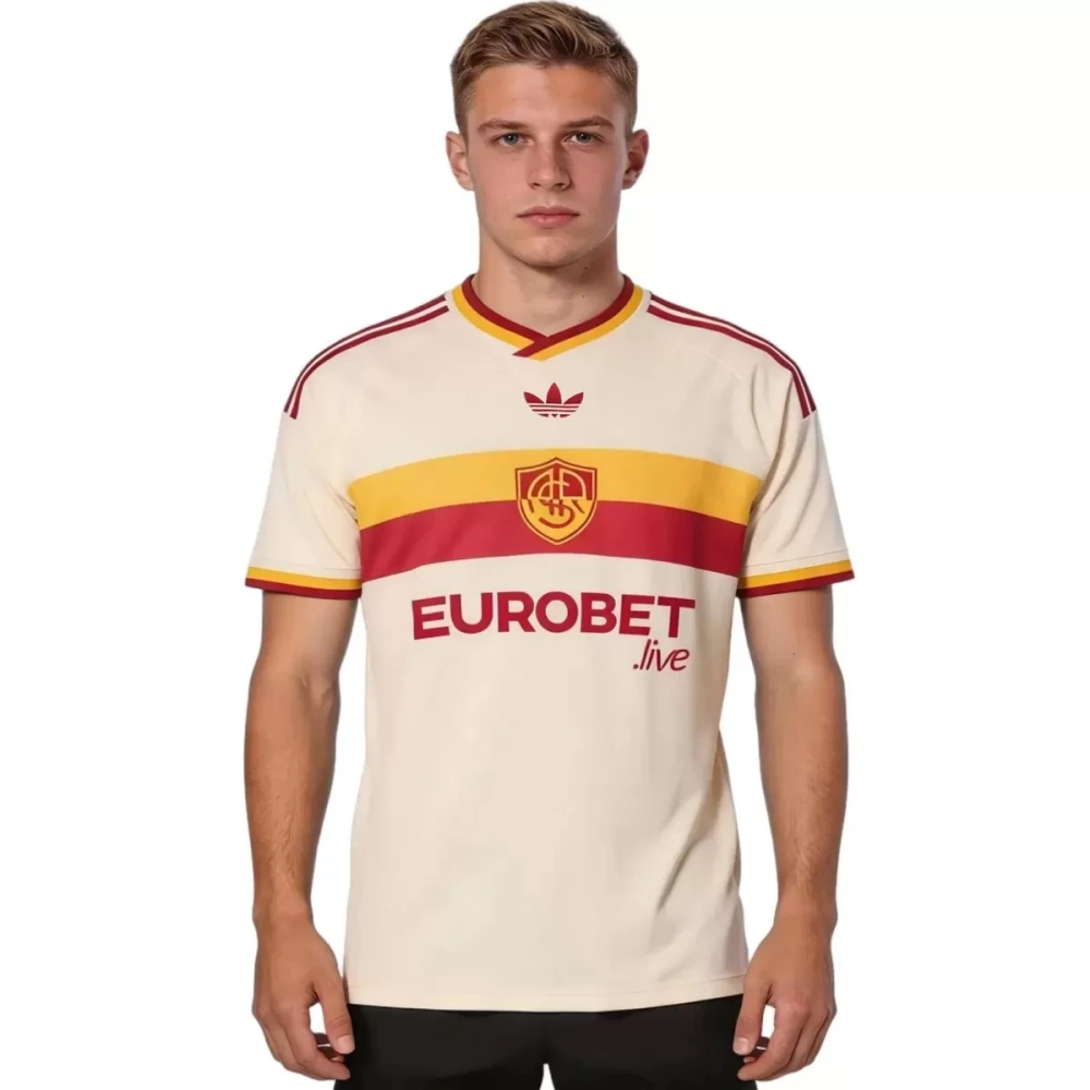26-27 AS Roma Away Soccer Adult Kit Jersey+Shorts