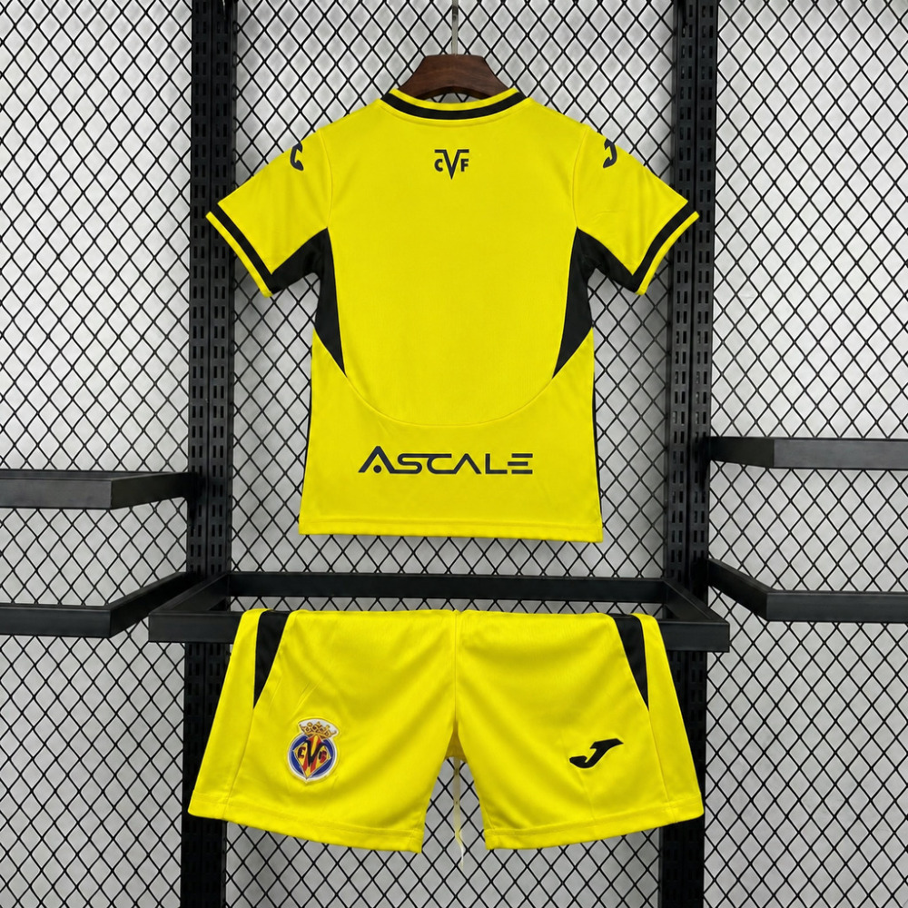 26-27 Villarreal CF Home Soccer Kids Kit