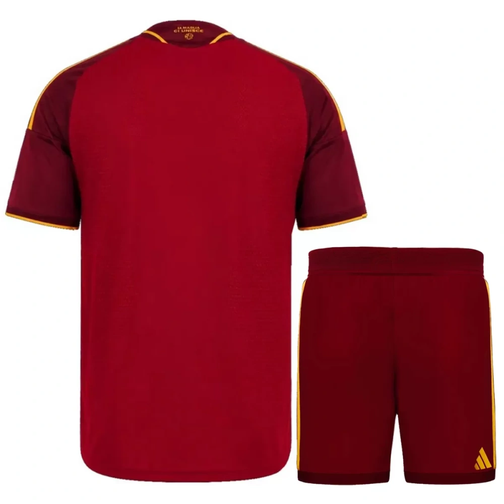 26-27 AS Roma Home Soccer Adult Kit Jersey+Shorts