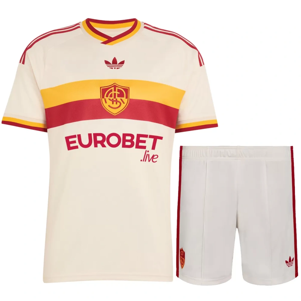 26-27 AS Roma Away Soccer Adult Kit Jersey+Shorts