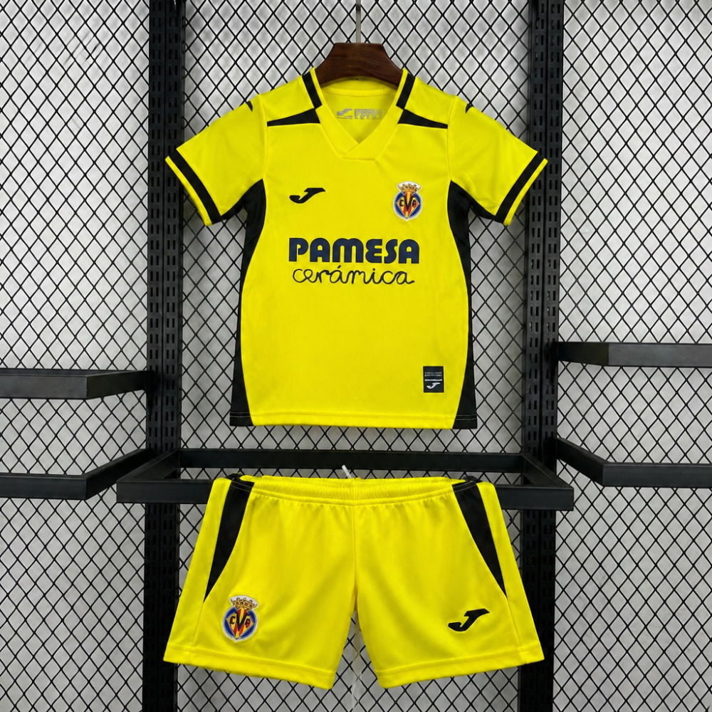 26-27 Villarreal CF Home Soccer Kids Kit