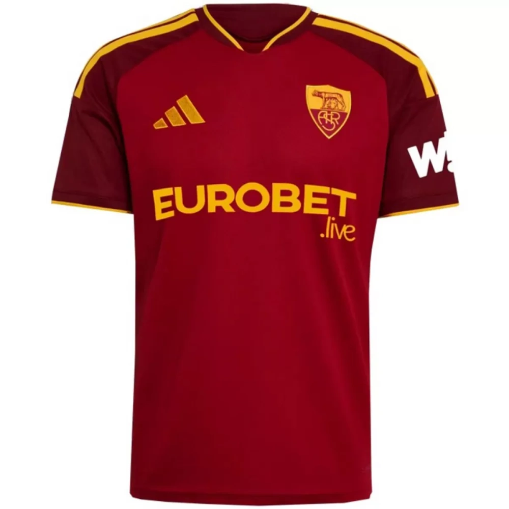 26-27 AS Roma Home Soccer Adult Kit Jersey+Shorts