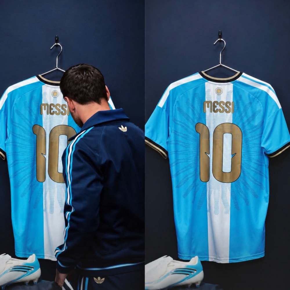 Adidas Argentina Messi Farewell Kit