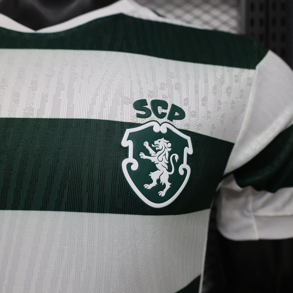 26-27 Sporting CP  Home Soccer Jersey Player Version