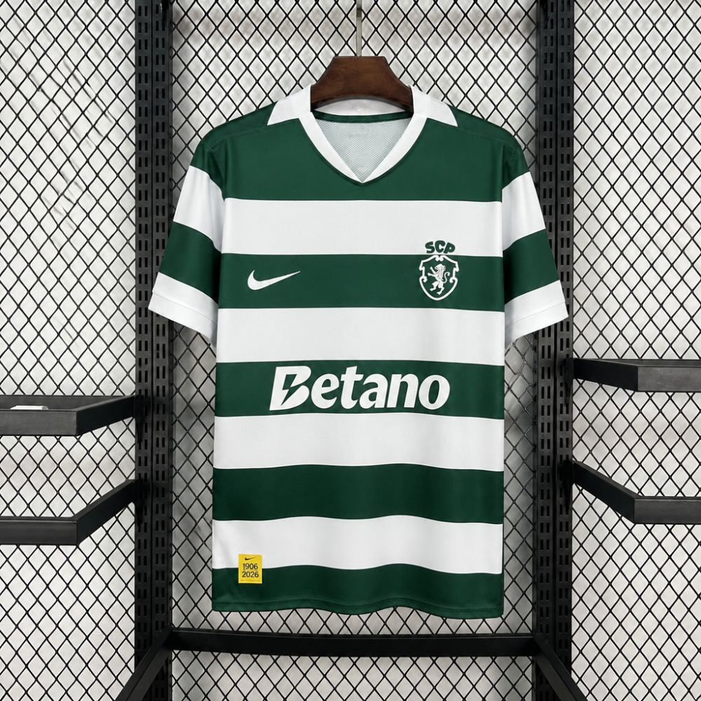 26-27 Sporting CP  Home Soccer Jersey