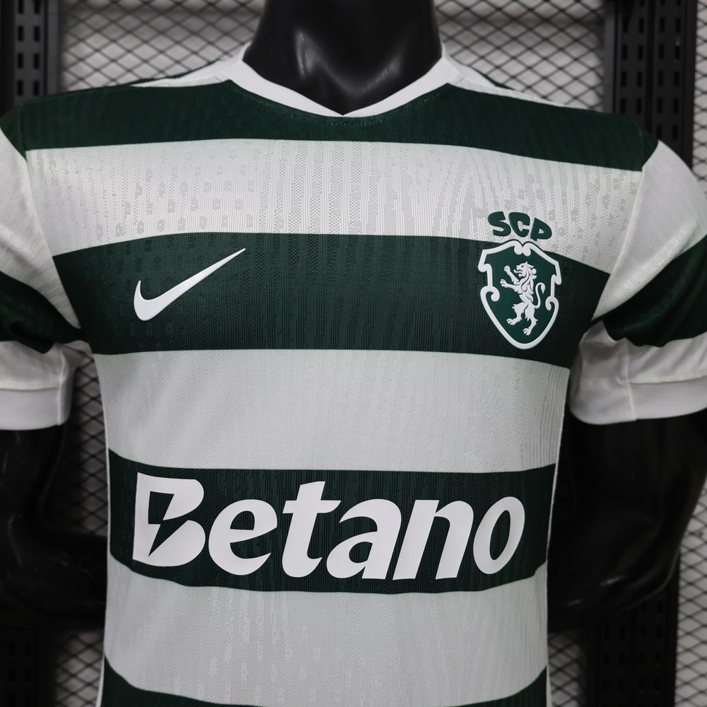 26-27 Sporting CP  Home Soccer Jersey Player Version