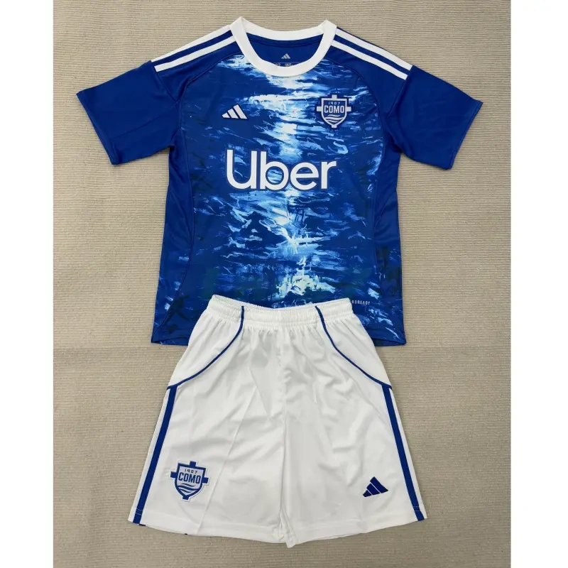 25-26 Como 1907 Home Soccer Kids Kit