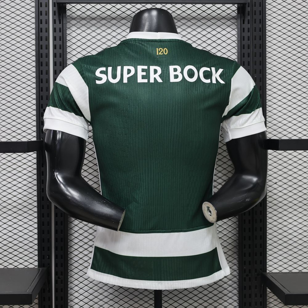 26-27 Sporting CP  Home Soccer Jersey Player Version