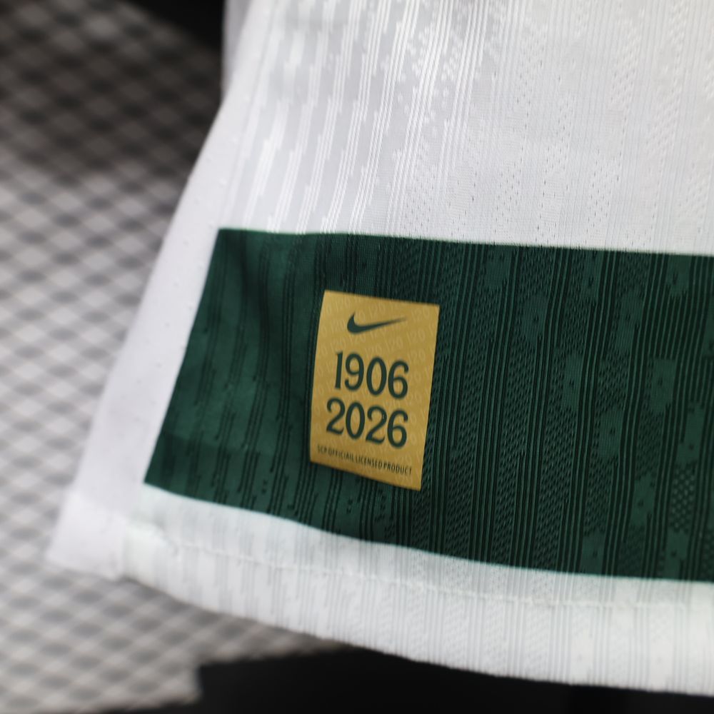 26-27 Sporting CP  Home Soccer Jersey Player Version