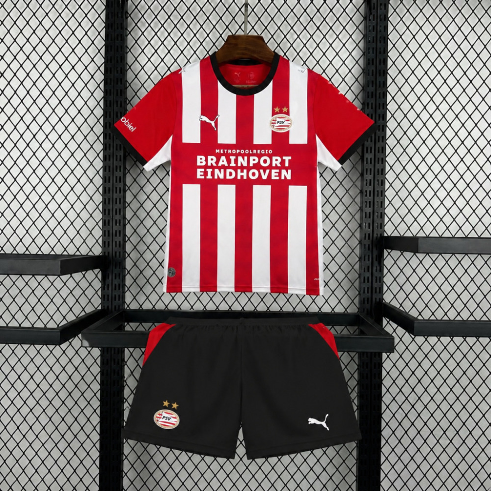 26-27 PSV Eindhoven Home Soccer Kids Kit