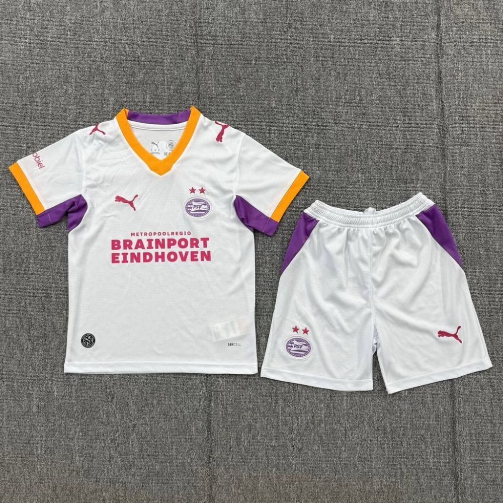26-27 PSV Eindhoven Away Soccer Kids Kit
