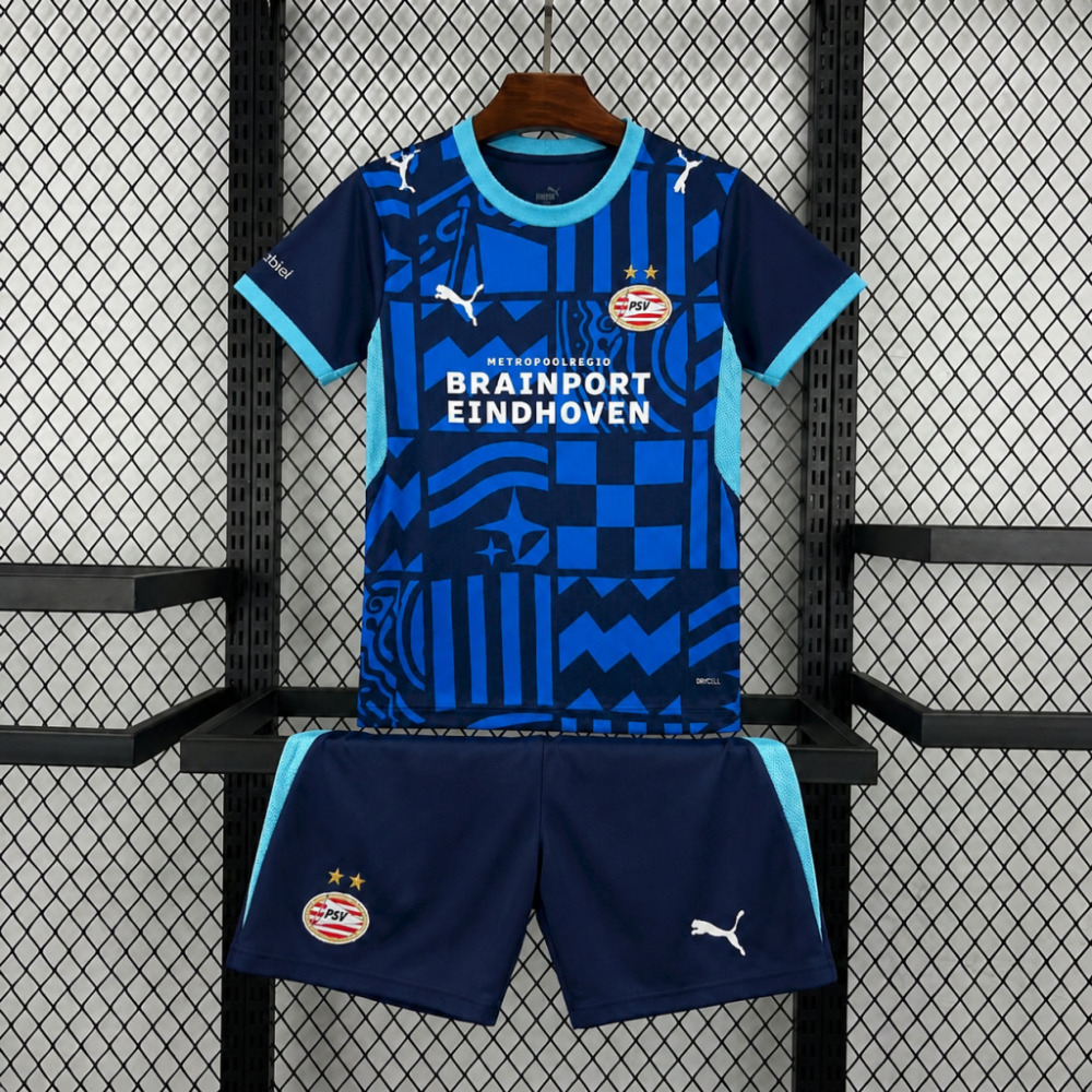 26-27 PSV Eindhoven Third Away Soccer Kids Kit